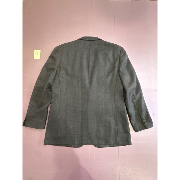 Vintage Bert Pulitzer Gray pure Wool Blazer Jacket Tailored USA‎ Fits 44R to 46R - Picture 8 of 13